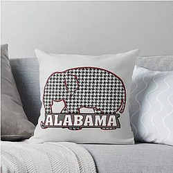 Alabama Toes Throw Pillow