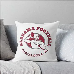 Alabama Football Tuscaloosa AL Throw Pillow