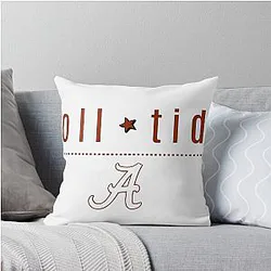 University of Alabama Roll Tide Throw Pillow