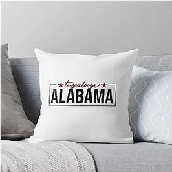 Tuscaloosa Alabama Throw Pillow