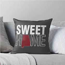 Sweet Home Alabama Throw Pillow