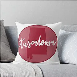 Tuscaloosa Alabama Throw Pillow