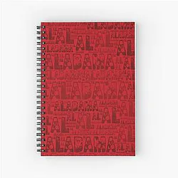 Red Alabama Spiral Notebook