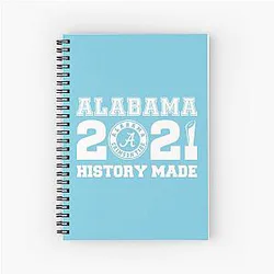 Alabama national championship 2021 Spiral Notebook