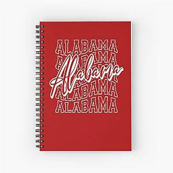 Southern Charm: A Tribute to Alabama Spiral Notebook