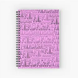 Pink Alabama Spiral Notebook
