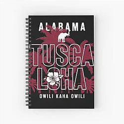 Alabama Tuscaloosa Spiral Notebook