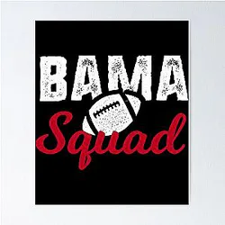 Crimson Tide Football Poster