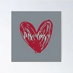 Alabama Heart Poster