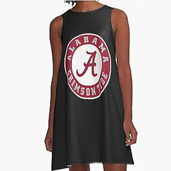 Alabama Logo A-Line Dress