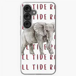 Roll Tide University of Alabama Crimson Tide Elephant Art Samsung Galaxy Soft Case