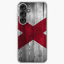 Alabama Flag Wood Look by Merch Creation Studio Samsung Galaxy Case