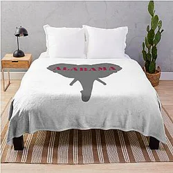 Alabama Face Mask Alabama State Elephant Throw Blanket