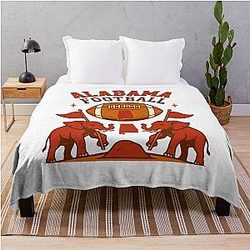 Alabama Football Power Southern Strength and Pride Throw Blanket