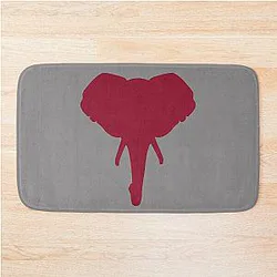 Alabama Face Mask, Elephant Bath Mat
