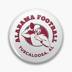 Alabama Football in Tuscaloosa AL Pin