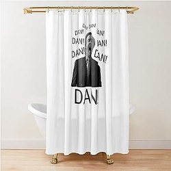 Dan Alan Partridge Funny British TV Show Shower Curtain