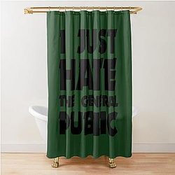 Alan Partridge I Just Hate The General Public Shower Curtain