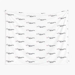 Alan's Rover 800 with rude markings Alan Partridge Digital Drawing Tapestry