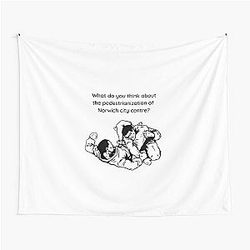 Alan Partridge Jiu Jitsu T-Shirt Tapestry