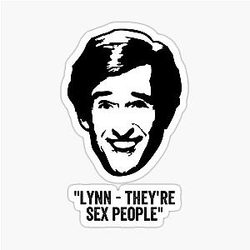 Alan Partridge Sex People Quote Sticker