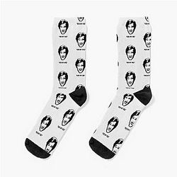 Alan Partridge Kiss my Face Quote Socks