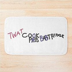 Alan's rover 800 with rude markings Alan Partridge digital drawing Bath Mat