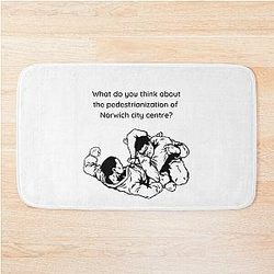 Alan Partridge Ju Jitsu T-Shirt Bath Mat