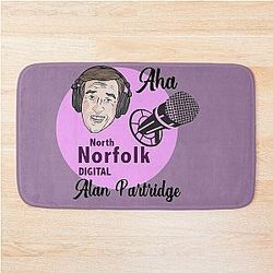 Alan Partridge Parody North Norfolk Digital Aha Alan Partridge Shirt Aha Alan Partridge Mug Bath Mat