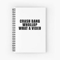 Crash Bang What a Video Spiral Notebook
