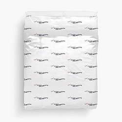 Alan's Rover 800 with rude markings (Censored) Alan Partridge Digital Drawing No Car Duvet Cover