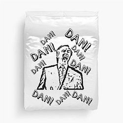 Dan Alan Partridge Dan Shout Duvet Cover