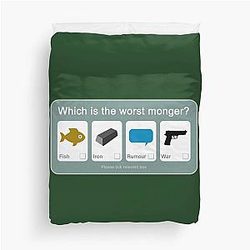 Alan Partridge - Worst Monger Duvet Cover