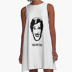 Alan Partridge Kiss my Face A-Line Dress