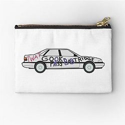 Alan's Rover 800 with rude markings Alan Partridge Digital Drawing Zipper Pouch