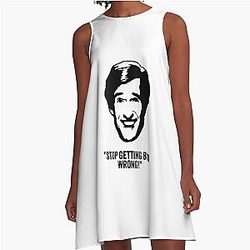 Alan Partridge Bond A-Line Dress