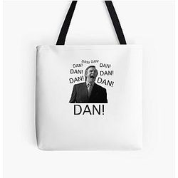 Dan Alan Partridge British TV Show All Over Print Tote Bag