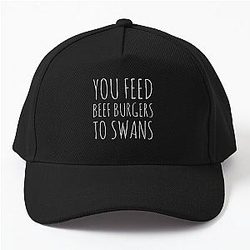 You feed beef burgers to swans funny Alan Partridge quote Baseball Cap