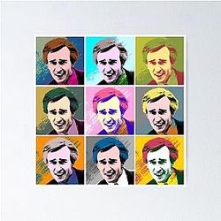 Alan Partridge Warhol Inspired Pop Art Poster