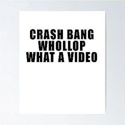 Crash Bang Whollop What A Video Poster Alan Partridge