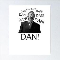 Dan Alan Partridge Funny British TV Show Poster