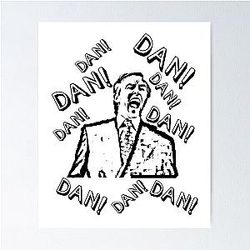 Dan Alan Partridge Quote Poster