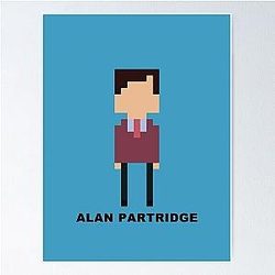 Alan Partridge Mini Figure Poster