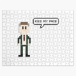 Alan Partridge 8-Bit Kiss My Face Merchandise Jigsaw Puzzle