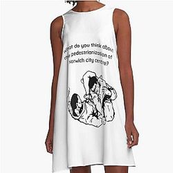 Alan Partridge Jui Jitsu T-Shirt A-Line Dress
