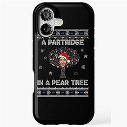 Alan Partridge in a Pear Tree Christmas iPhone Tough Case