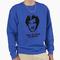 Alan Partridge Smell my Cheese Quote Pullover Sweatshirt