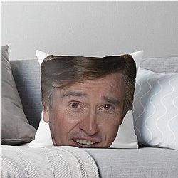 Alan Partridge Face Throw Pillow