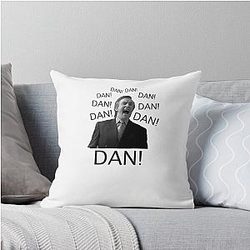 Dan Alan Partridge Funny British TV Show Throw Pillow