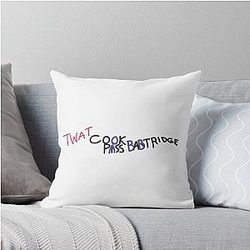 Alan's Rover 800 with rude markings (Uncensored) Digital Drawing Throw Pillow